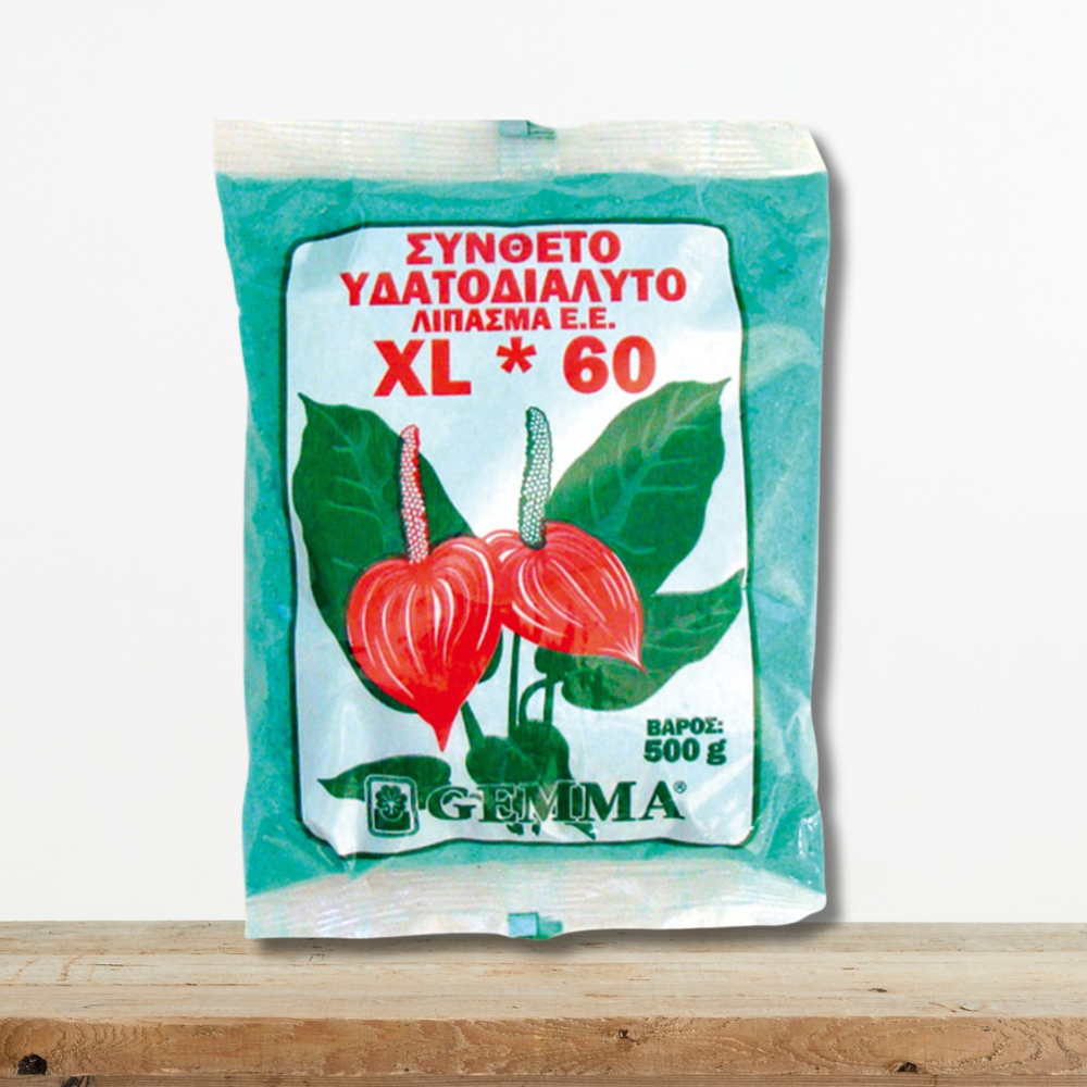 XL 60 Κρυσταλλικό Λίπασμα Ανάπτυξης & Ανθοφορίας Πλήρες & Υδατοδιαλυτό Green Culture xl-60-krystalliko-lipasma-gia-prasina-anthofora-fyta-gemma-greenculture