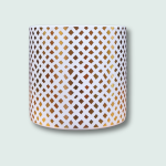 Κασπώ άσπρο με χρυσούς ρόμβους